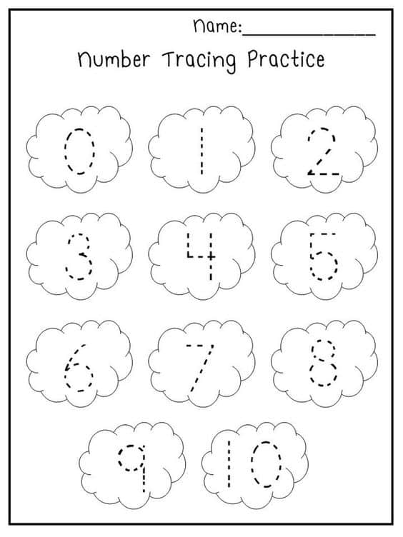 Worksheet For Two Year Olds