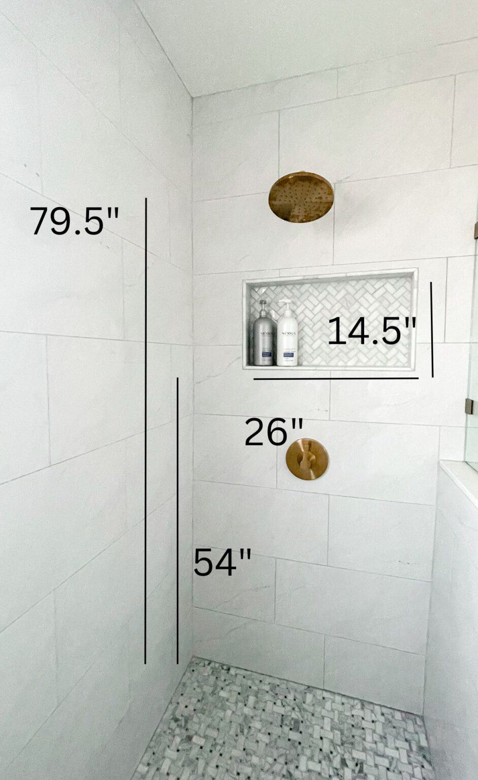 Shower Niche Sizes An InDepth Guide Oh Happy Joy!