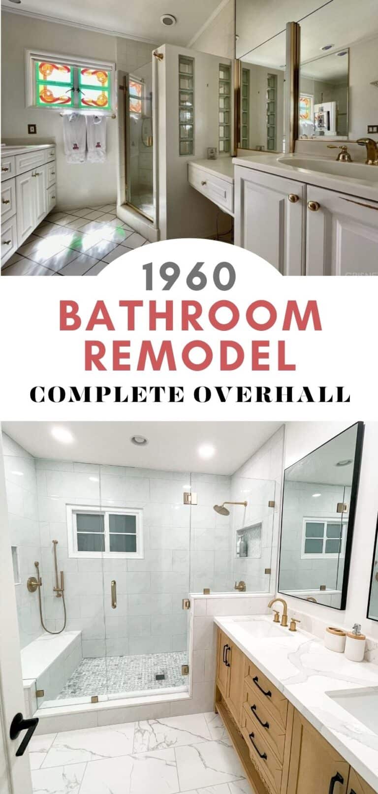 1960s Bathroom Remodel - Oh Happy Joy!