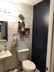 Bathroom Dark Gray Accent Wall 180x240 