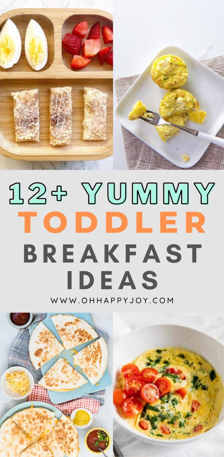 Toddler Breakfast Ideas for 1 Year Old - Oh Happy Joy!