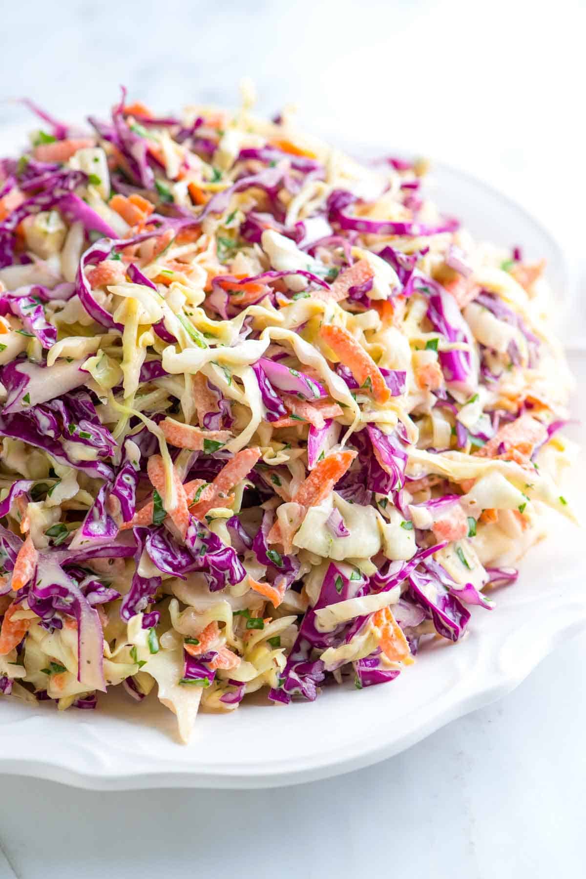 Classic BBQ Side Dishes - Light Coleslaw
