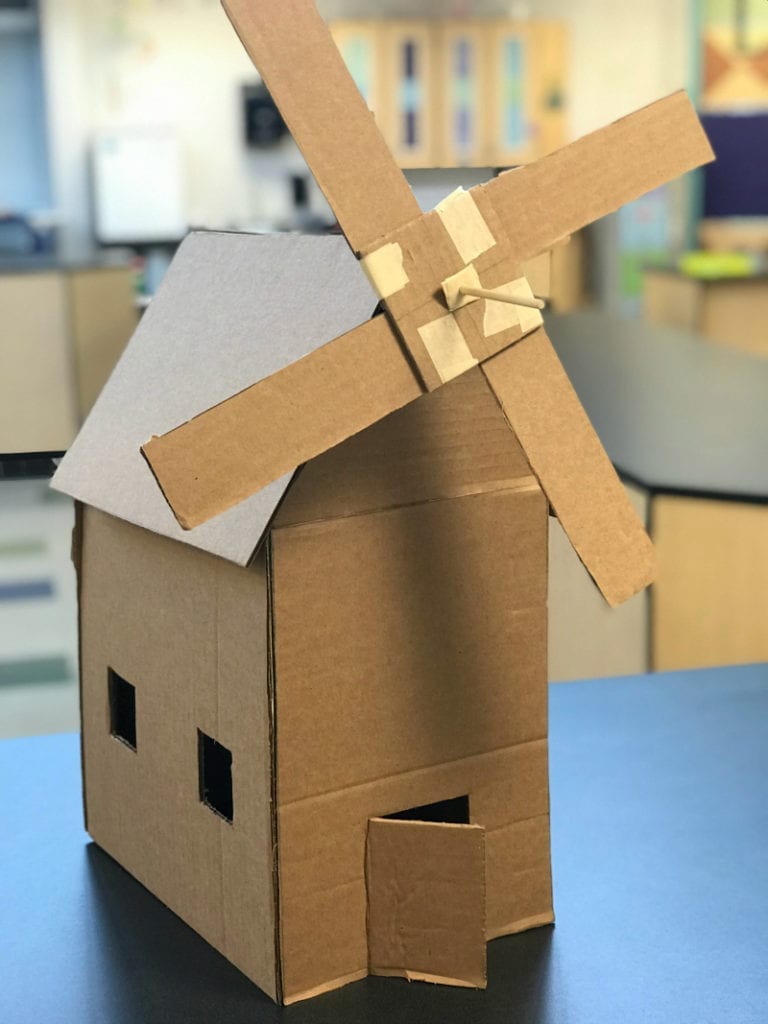 Stem Activities for Elementary School - Cardboard Windmill