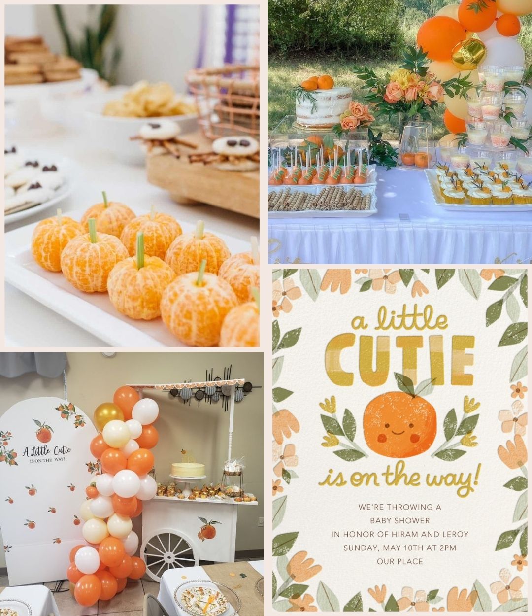 Fall Baby Shower - Cutie Is On The Way Theme