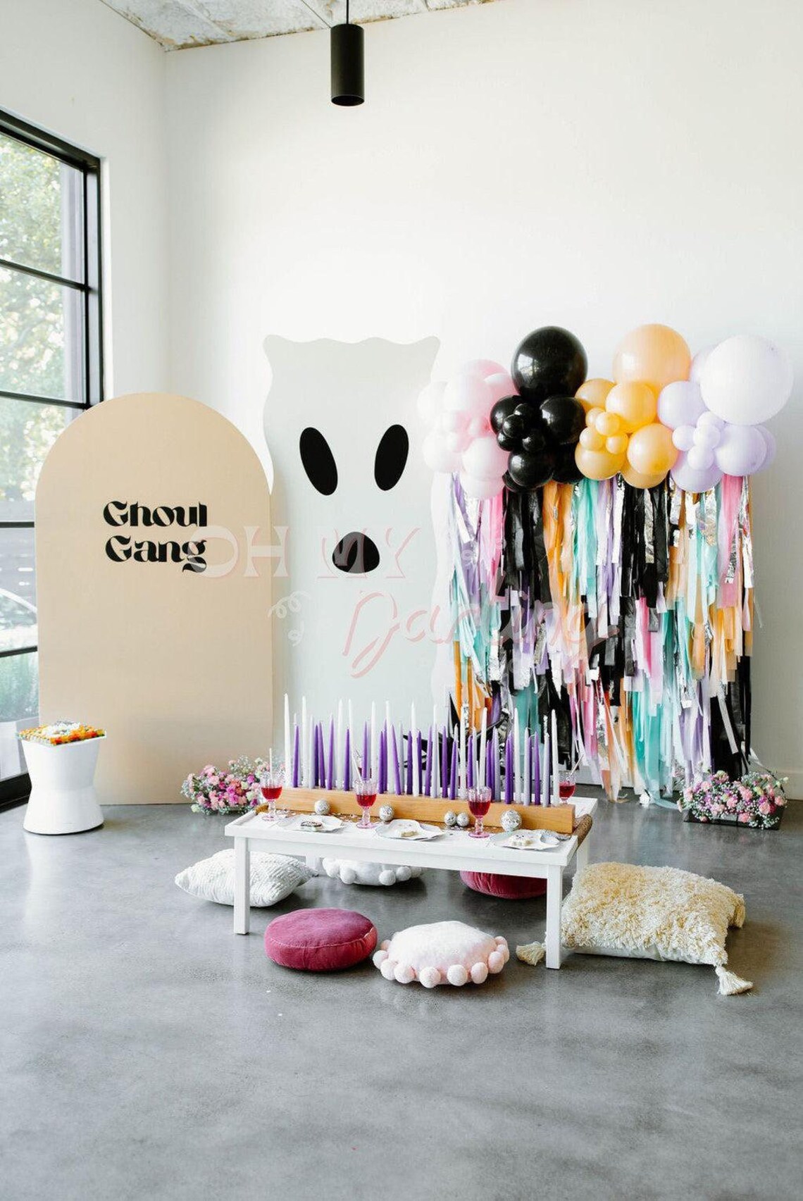 Ghoul Themed - Baby Shower Backdrop