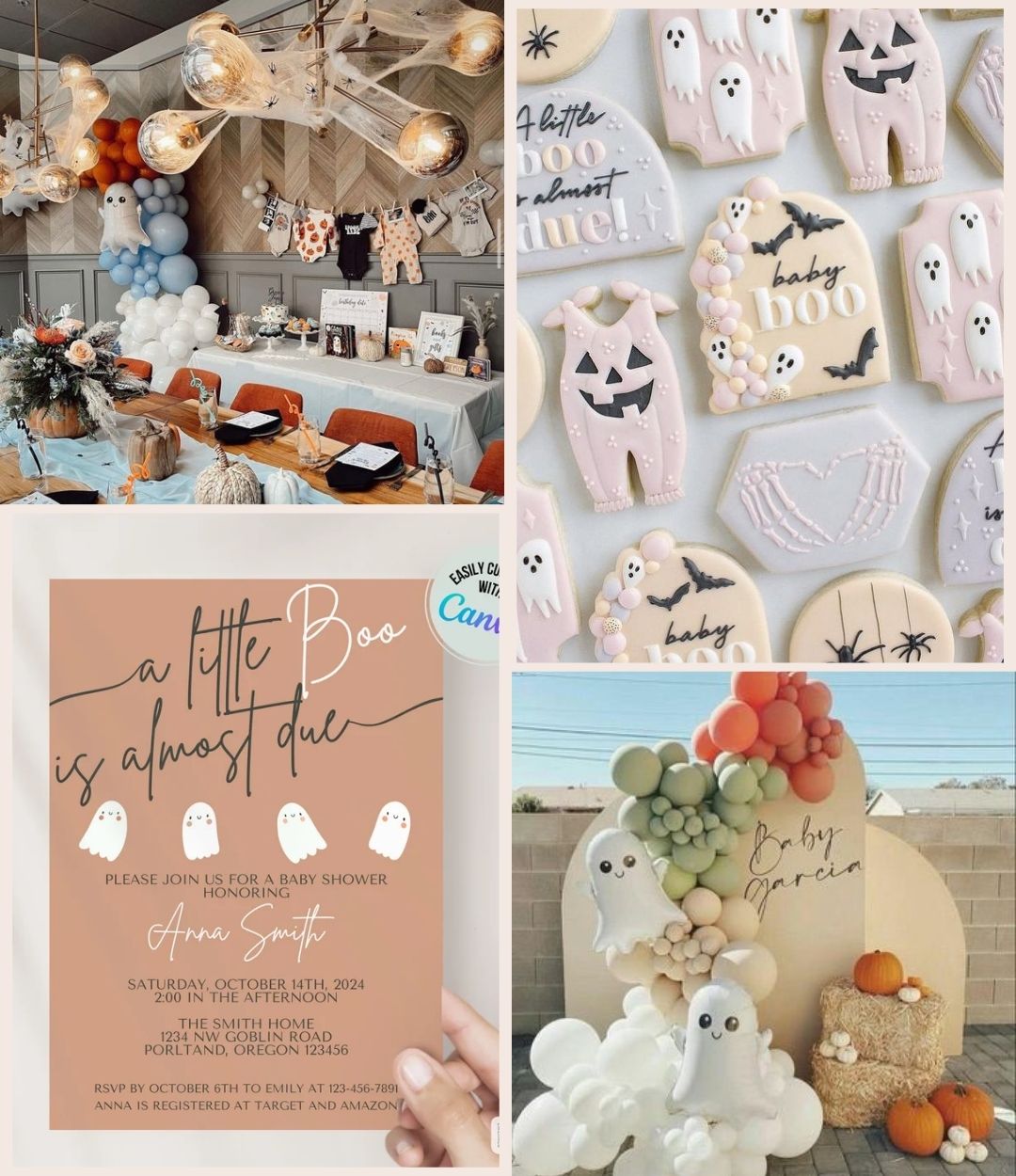 Halloween Themed Baby Shower - Little Boo Due Soon