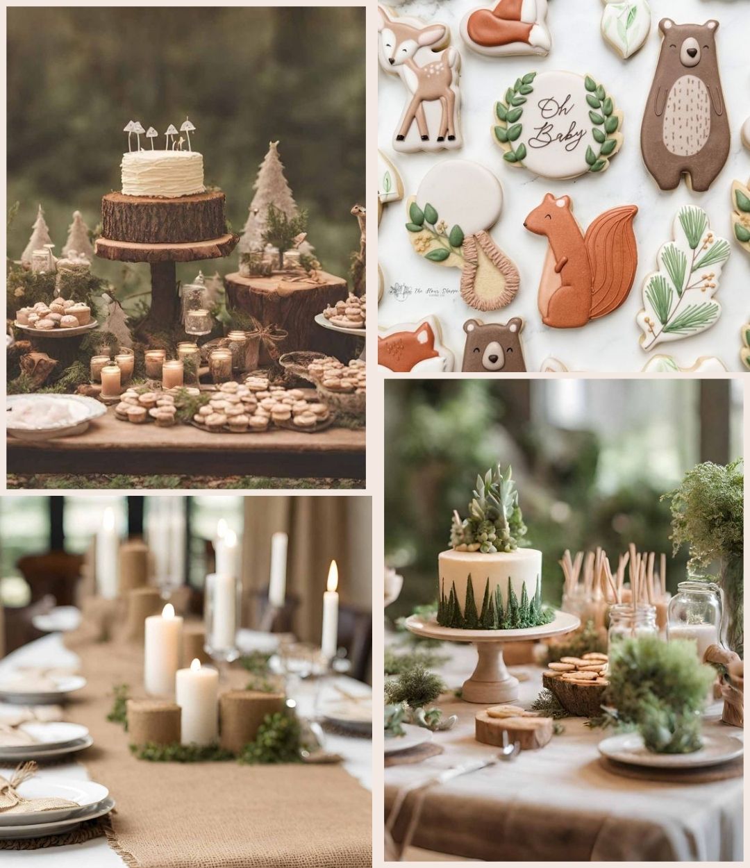 Fall Baby Shower - Woodland