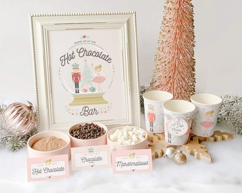 Hot Chocolate Bar - Winter Baby Shower Sign