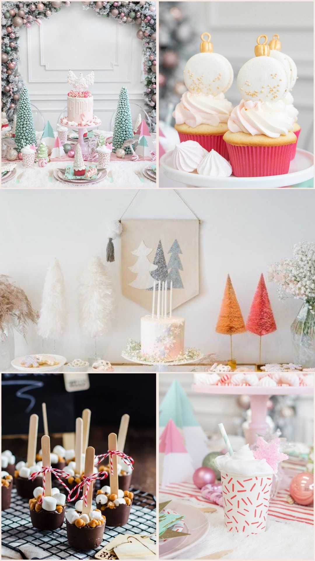 Winter Wonderland Baby Shower Decor and Treats