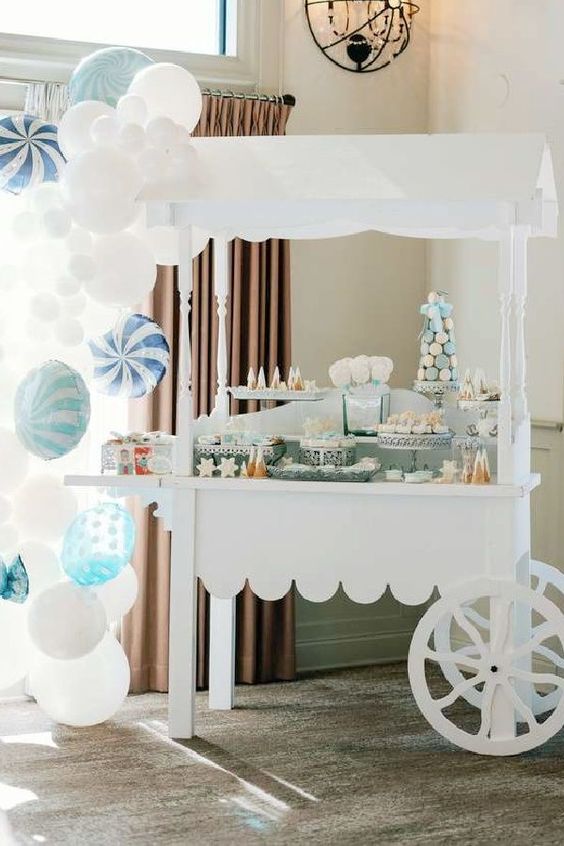 Winter Wonderland Baby Shower Desserts