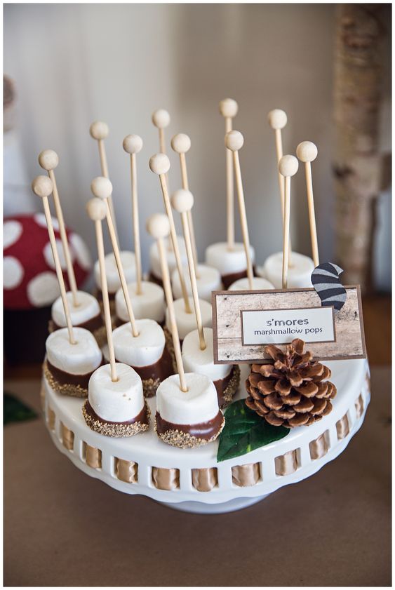 Winter Wonderland Baby Shower Smores