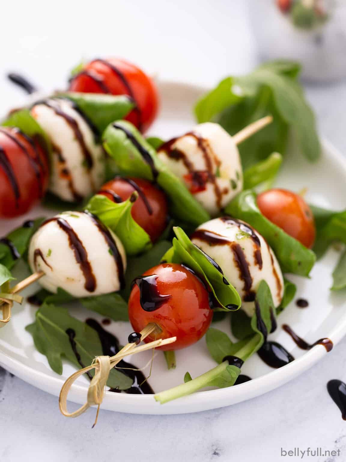 Baby Shower Appetizers - Caprese Skewers