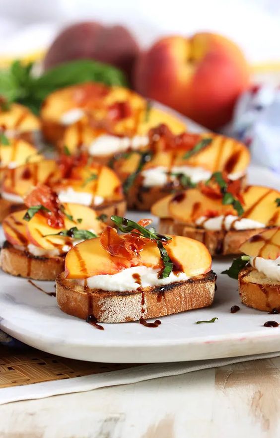 Baby Shower Appetizers - Crostini Toasts