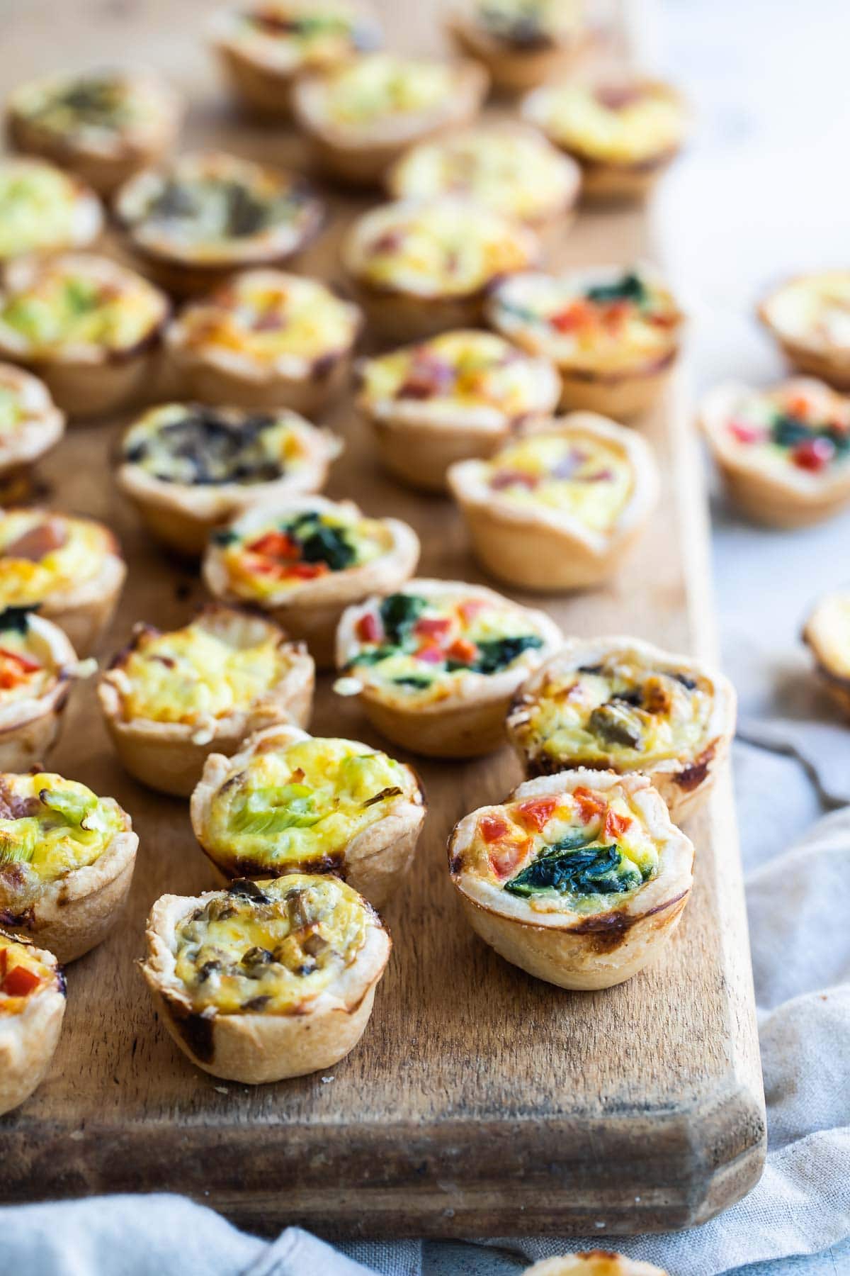 Baby Shower Appetizers - Mini Quiches