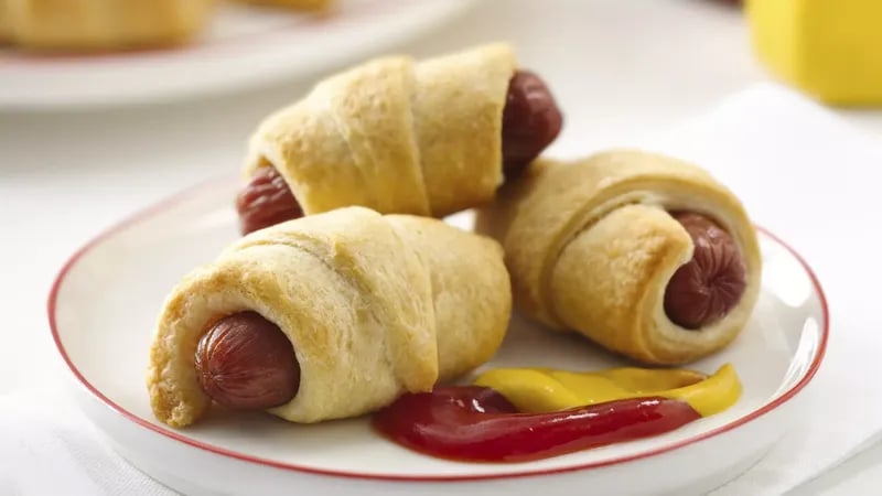 Baby Shower Appetizers - Pigs in a Blanket