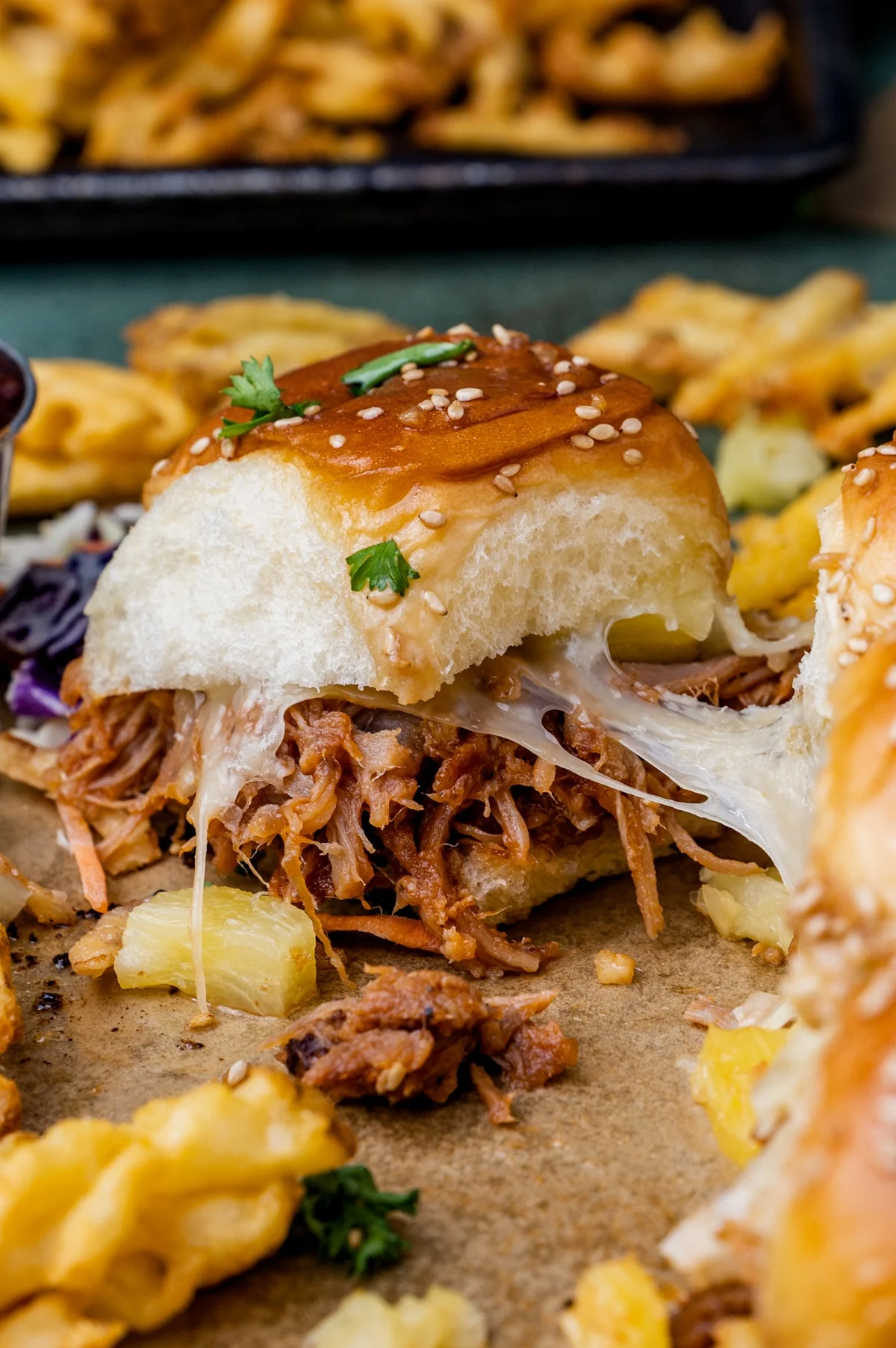 Baby Shower Appetizers - Pulled Pork Sliders