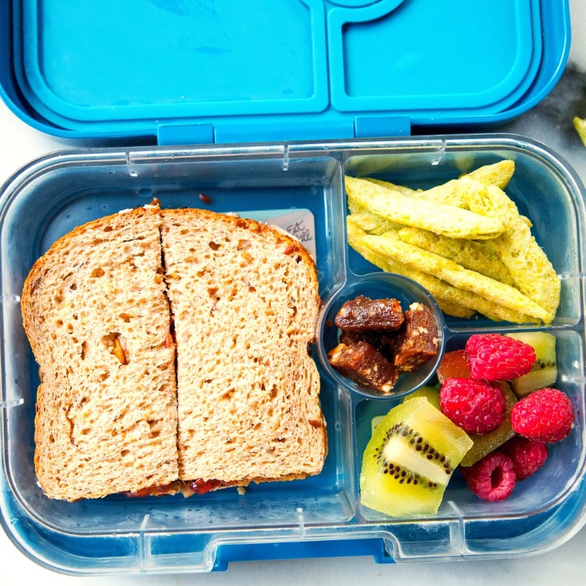 Bento Box School Lunch Ideas - PBJ Sandwich