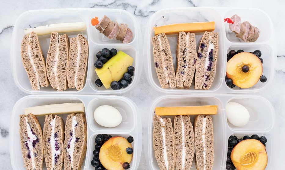 Bento Box School Lunch Ideas - Pancake Sandwich