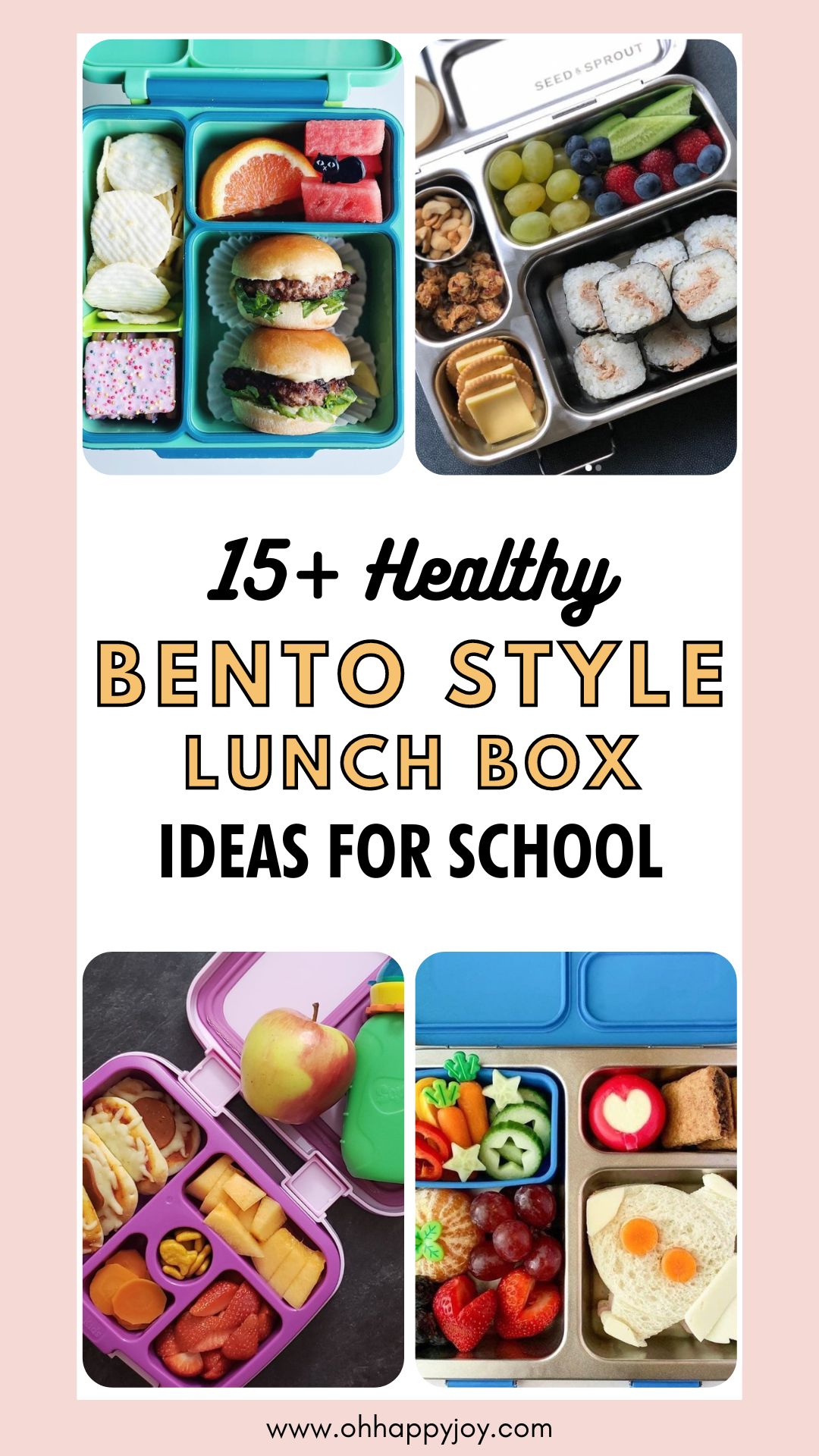 Bento Box School Lunch Ideas