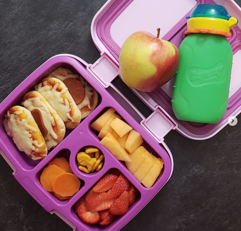 Mini Pizza Bento Lunch Box for School