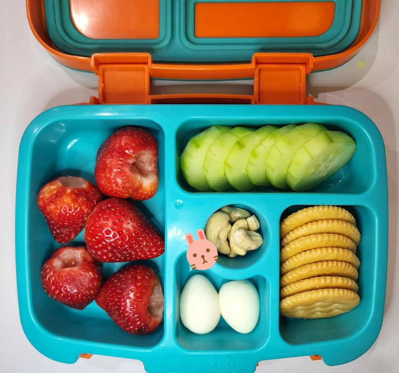 Quail Egg Bento Lunch Box Idea for School